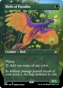 Birds of Paradise Dominaria Remastered Alternate Art